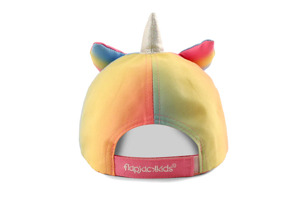 Flapjack Kids 3D Cap - Rainbow Unicorn