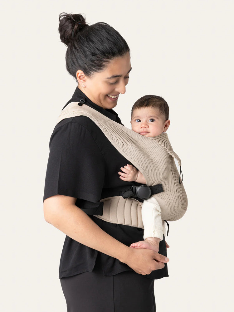 Flybaby 3D Knit Baby Carrier - Creme
