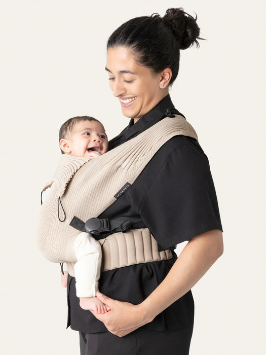 Flybaby 3D Knit Baby Carrier - Creme