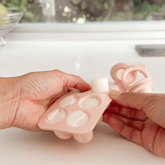 Ali+Oli Pacifier Baby Freezer Tray 2pc - Pink