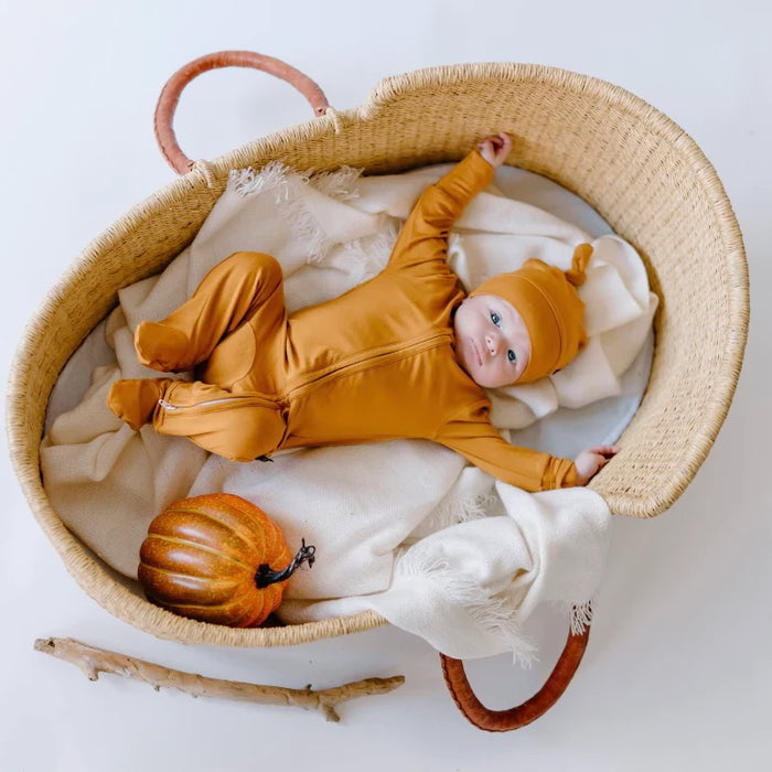 Belan.J Footed Sleeper - Butternut