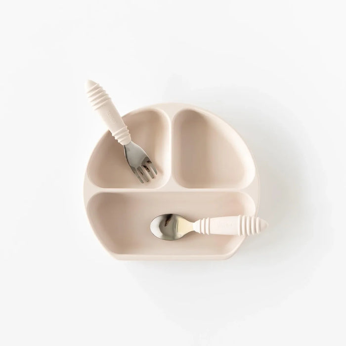 Bumkins Silicone Grip Dish Sand