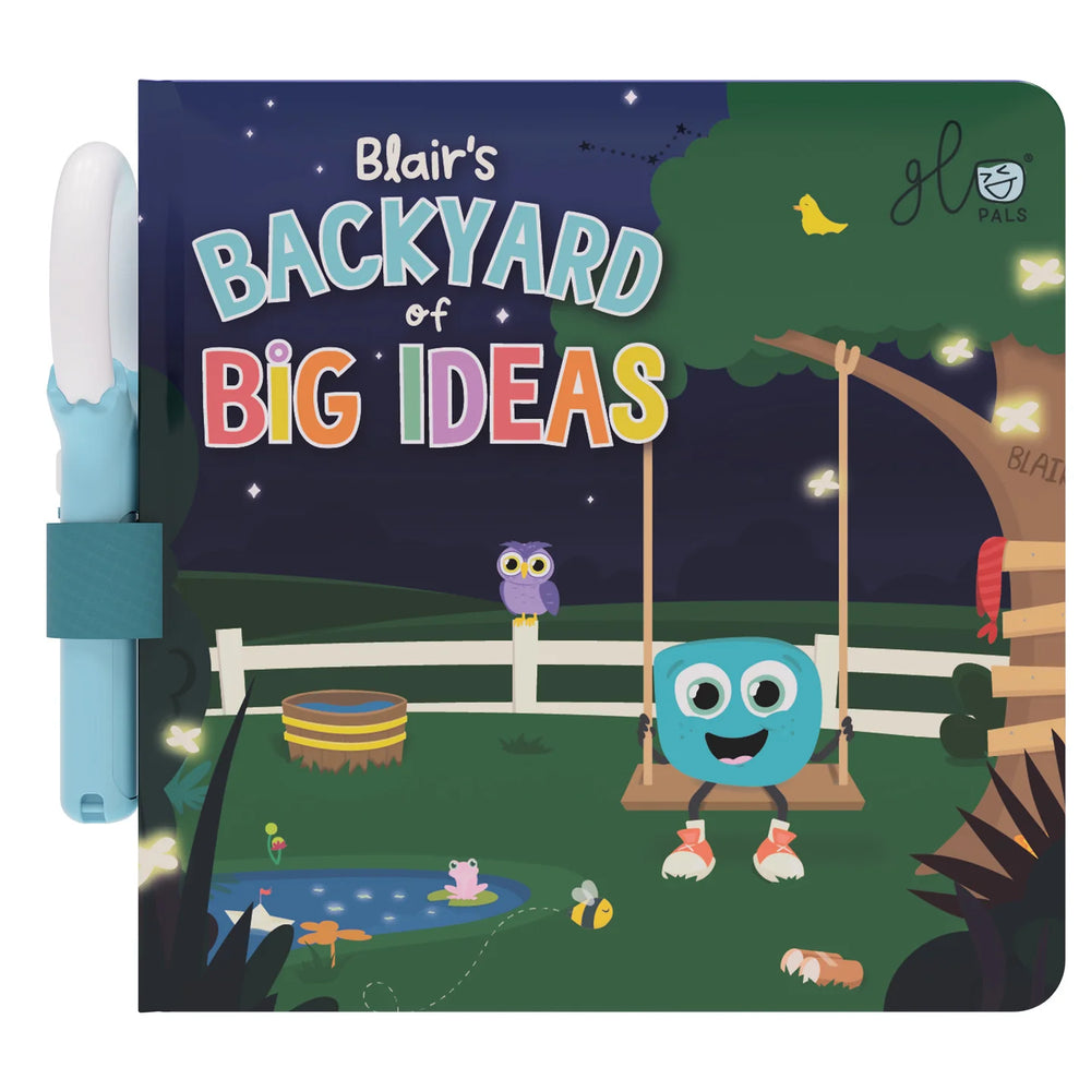 Glo Pals Light up Library Blair's Backyard of Big Ideas