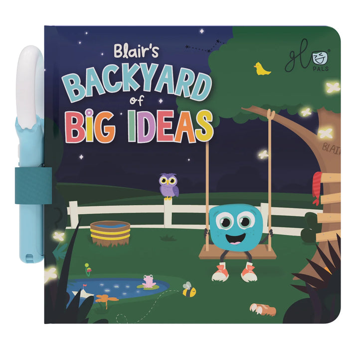 Glo Pals Light up Library Blair's Backyard of Big Ideas