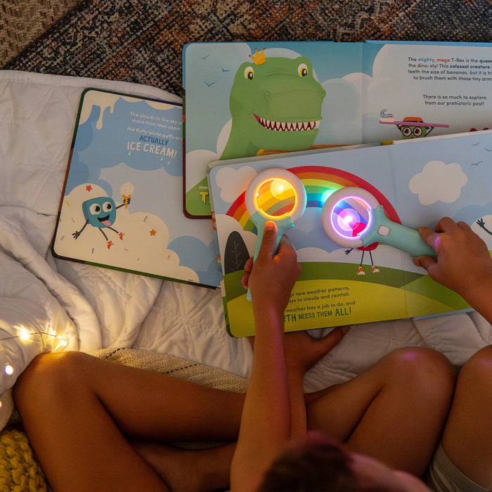 Glo Pals Light up Library Blair's Backyard of Big Ideas