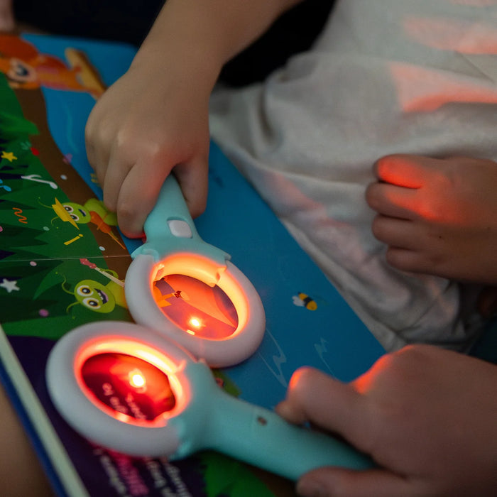 Glo Pals Light up Library Blair's Backyard of Big Ideas