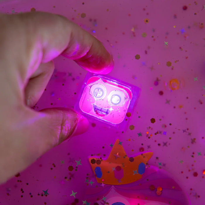 Glo Pals Light up Cubes 4pk - Princess Pink