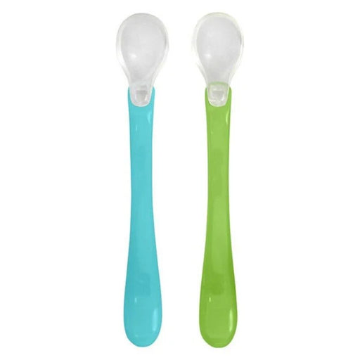 Green Sprouts Feeding Spoon 2pk Aqua Set 6-12m
