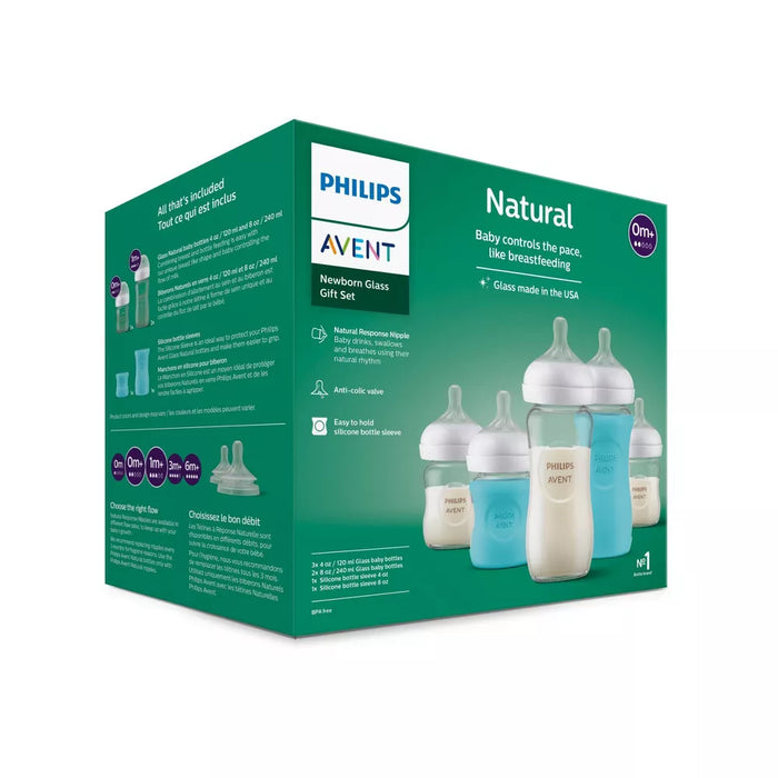 Avent Glass Natural Bottle Set 0m+