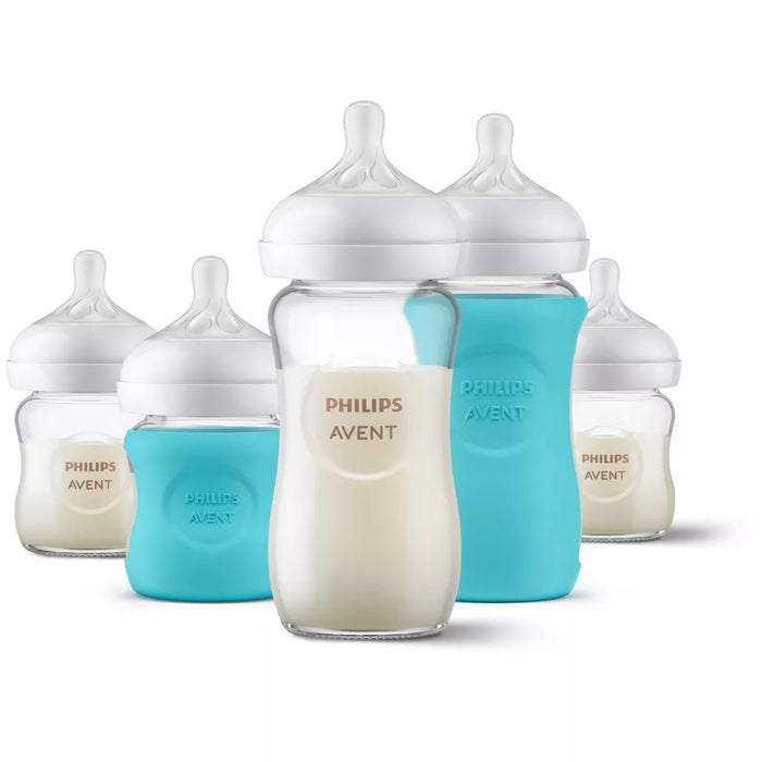 Avent Glass Natural Bottle Set 0m+