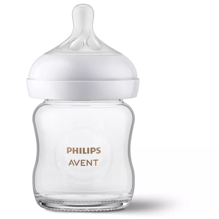 Avent Glass Natural Bottle Set 0m+