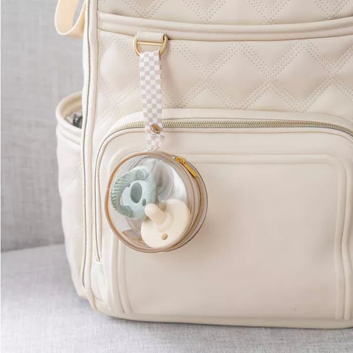 Itzy Ritzy Clear Pacifier Case - Toast
