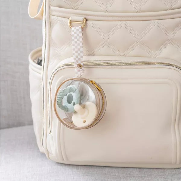 Itzy Ritzy Clear Pacifier Case - Toast