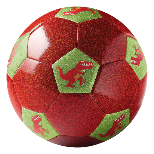 Crocodile Creek Size 3 Glitter Soccer - Dinosaur