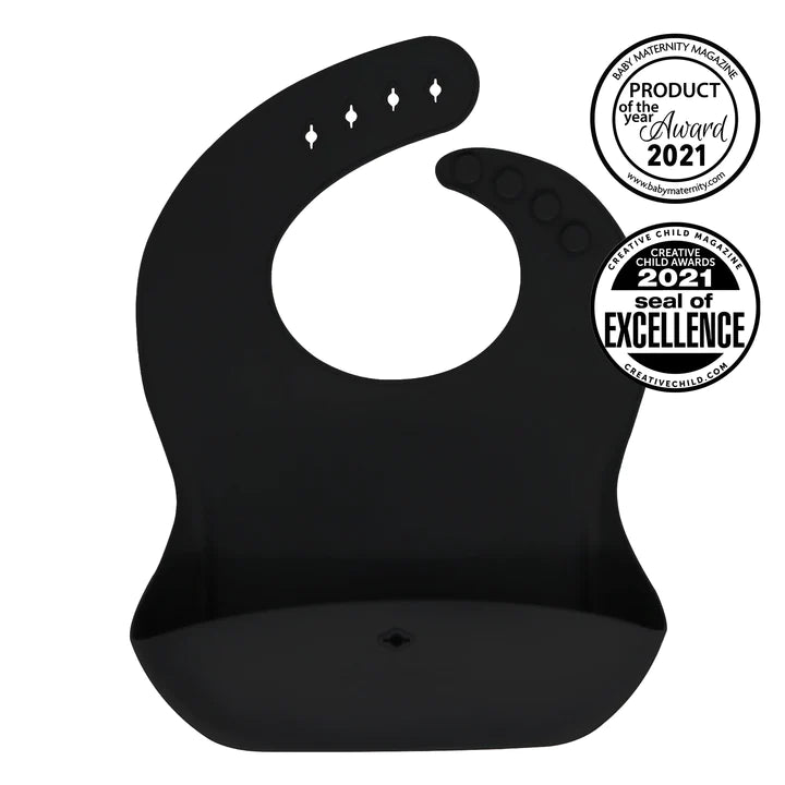 Glitter&Spice Food Bib - Black