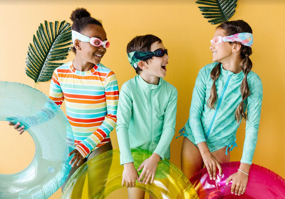 Splash Swim Goggles - Green Fusion