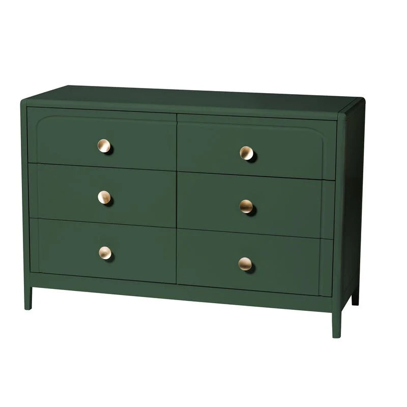 Little Seeds Briar Double Dresser - Bottle Green Paint