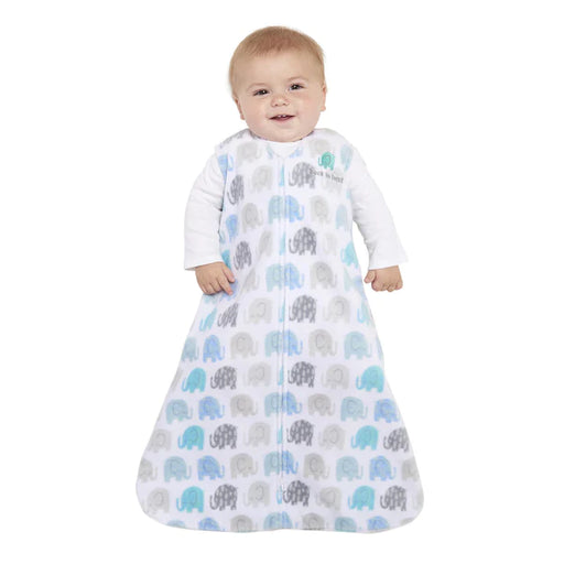 Halo Sleepsack Micro Fleece 1.0T - Blue Elephants