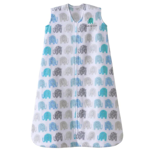 Halo Sleepsack Micro Fleece 1.0T - Blue Elephants