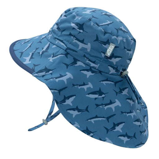 Jan & Jul Aqua-Dry Adventure Hat - Shark w/Navy Trim