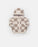 7am Hooded Cardigan Checkers Fuzzy- Ecru & Taupe 6-12M
