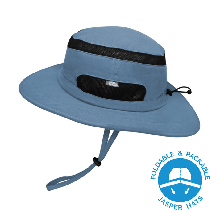 Jan & Jul Junior Jasper Hat - Dusty Blue XL