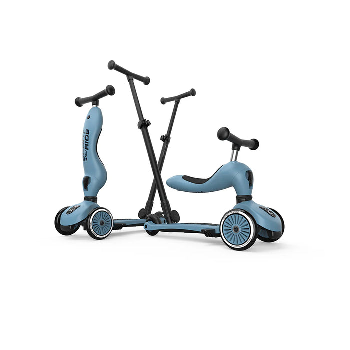 Scoot & Ride Highwaykick 1 Push and Go - Steel