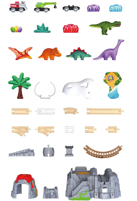 Hape Dino Railway Adventure Set E3795