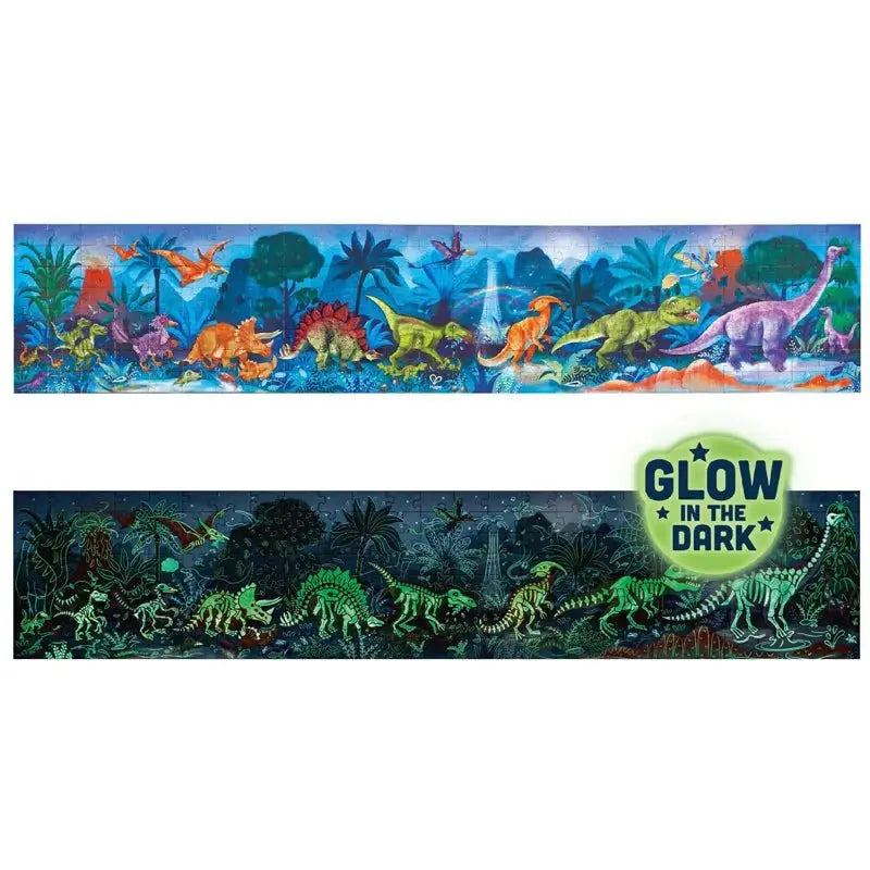 Hape Glow-In-The-Dark Puzzle - Dinosour E1632