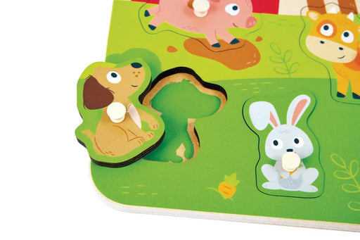 Hape 2026 Farmyard Peg Puzzle E1458