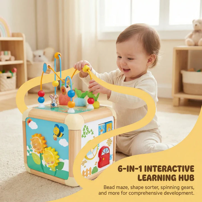 Hape 2026 Green Thumbs Activity Cube E0527