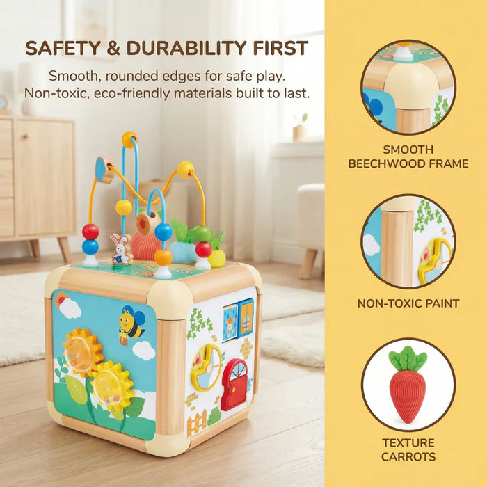 Hape 2026 Green Thumbs Activity Cube E0527