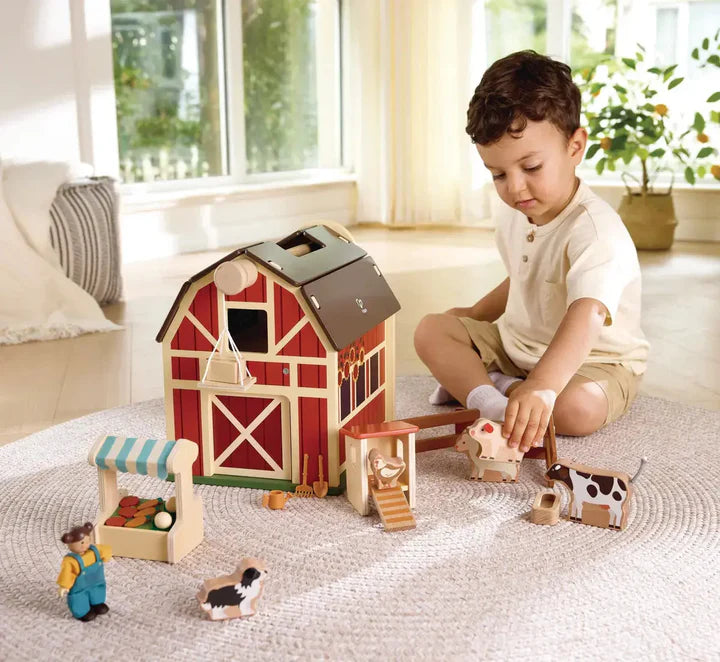 Hape 2026 Happy Farm Playset E3530