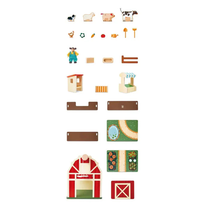 Hape 2026 Happy Farm Playset E3530