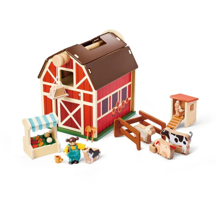 Hape 2026 Happy Farm Playset E3530