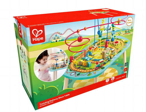 Hape Twisting Railway Maze Table E3829