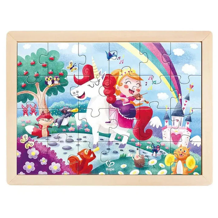 Hape Unicorn Friends Wooden Puzzle E1642