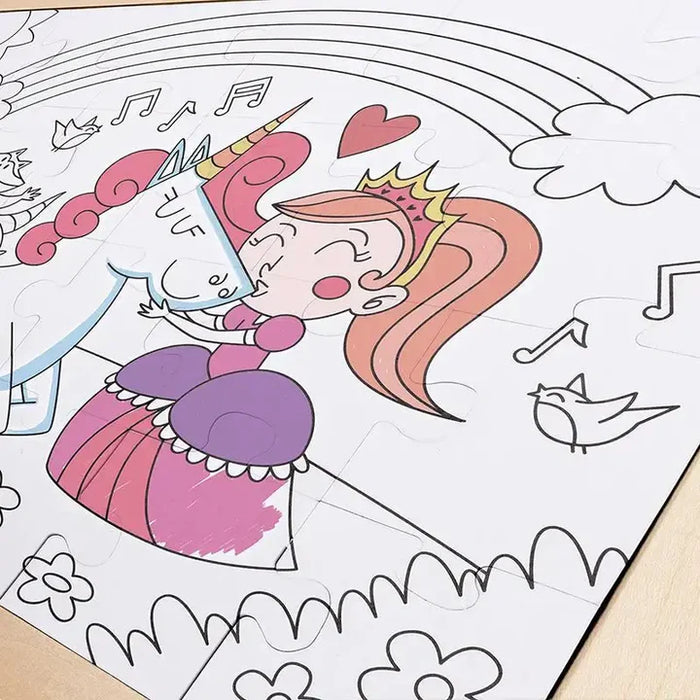 Hape Unicorn Friends Wooden Puzzle E1642