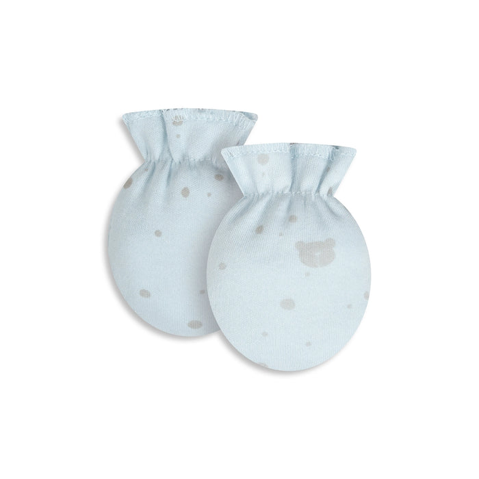Piccolo Bambino 3 hats & 3 mittens - Blue