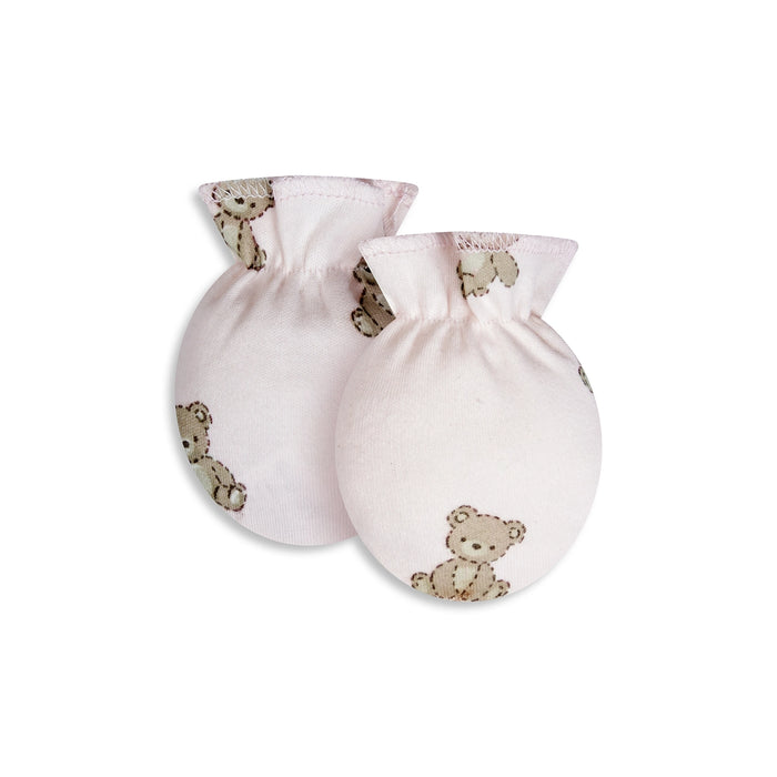 Piccolo Bambino 3 hats & 3 mittens - Pink