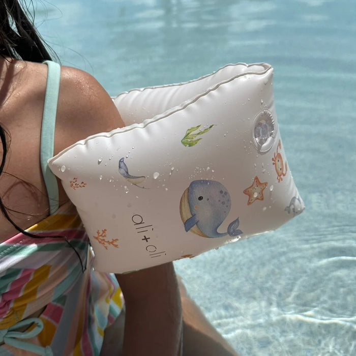 Ali+Oli Swim Arm Band Wings Inflatable Float - Undersea