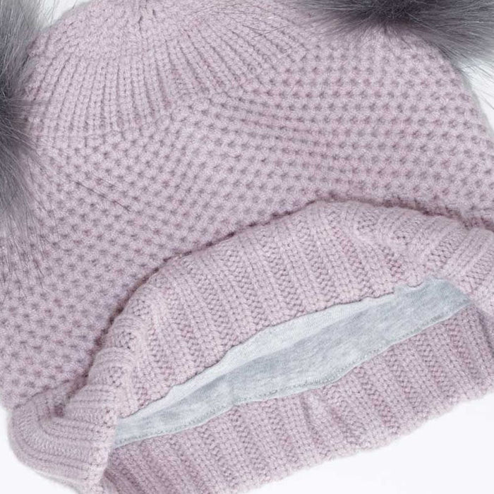 Calikids Winter Knit Soft Touch Hat - Lilac