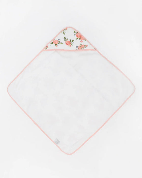 Little Unicorn Infant Hooded Towel - Watercolor Roses