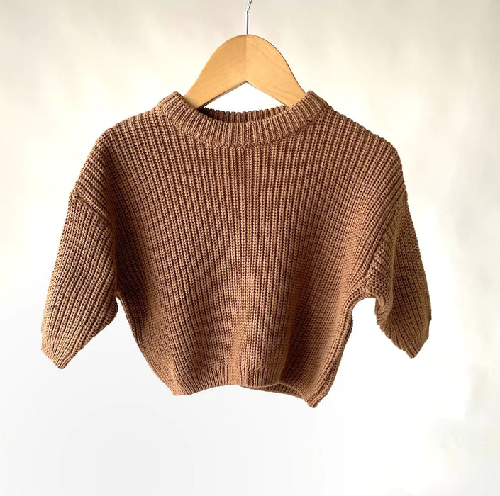 Belan.J Knit Sweater - Chestnut