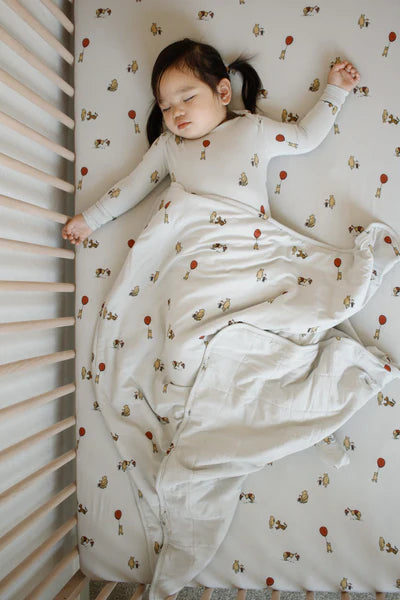 Gunamuna Crib Sheet - Pooh