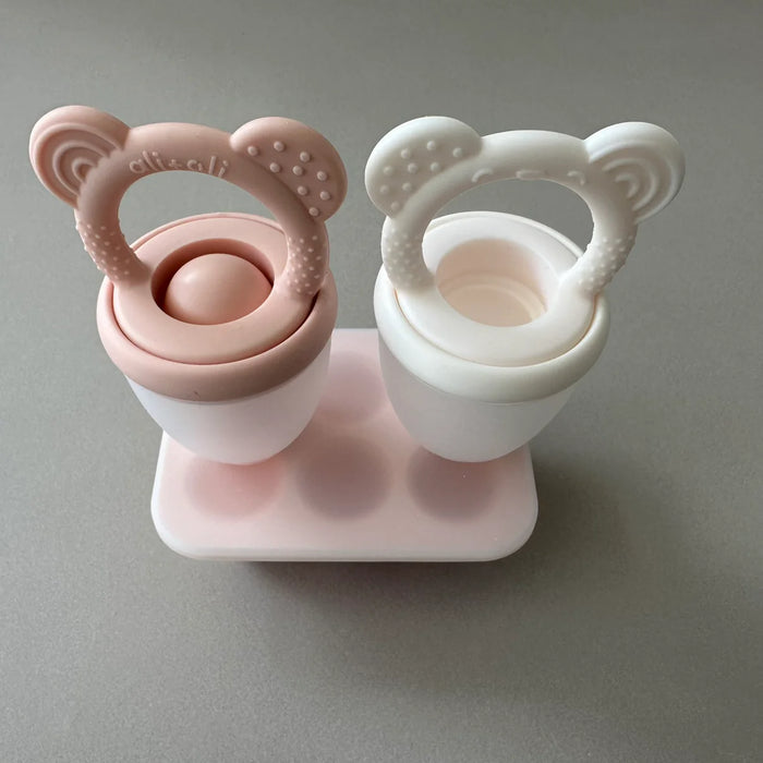 Ali+Oli Pacifier Feeder w Freezer Tray - Pink