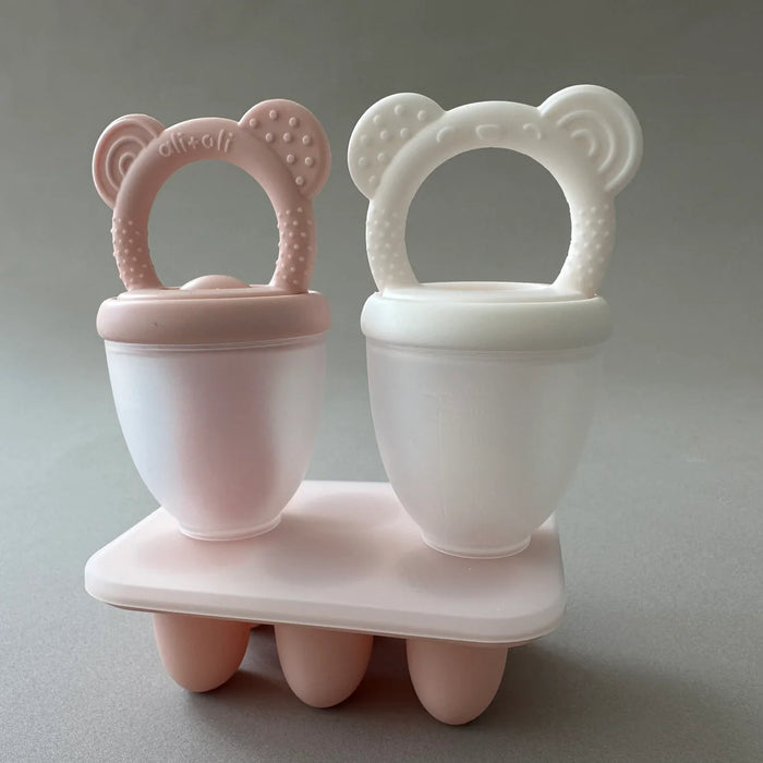 Ali+Oli Pacifier Feeder w Freezer Tray - Pink