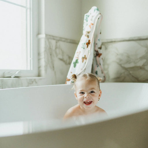 Little Unicorn Toddler Hooded Towel - Butterflies