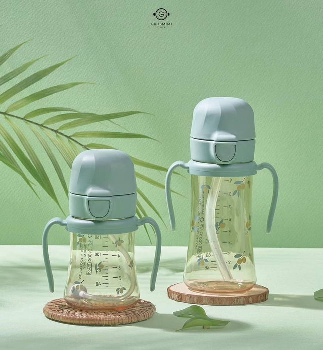 Grosmimi PPSU Straw CUP 200ml - Olive