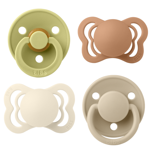 BIBS Try It Pacifier Collection - Meadow/Earth/Ivory/Vanilla